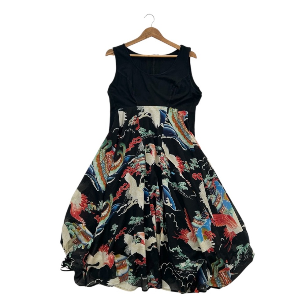 Animale Bird Themed Circle Dress
